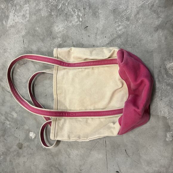 Vintage Walt Disney World | Mickey Mouse Canvas Tote Bag Pink Girl - Picture 3 of 7